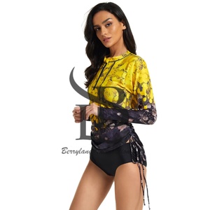 เสื้อว่ายน้ำชายหาดป้องกันรังสี UV/แสงแดดสำหรับผู้หญิงเสื้อชายหาดแบบสั้นทำจาก2025ออกแบบได้ตามต้องการ - Product Image 4