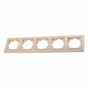 Offre Spéciale moderne Latte ABS plastique 16A 220V normes ue/royaume-uni/états-unis cinq places cadre prise interrupteur pour bureau à domicile de haute qualité - Product Image 1