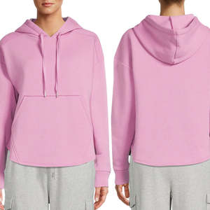 Nueva llegada sudaderas con capucha de manga larga de alta calidad para mujer con logotipo frontal personalizado para cuello con capucha de invierno - Product Image 6