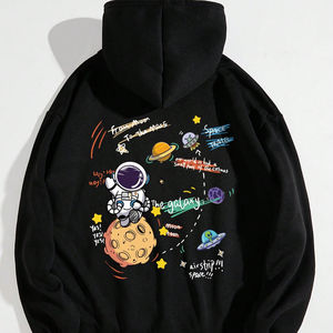 เสื้อฮู้ดวินเทจสำหรับผู้ชายเสื้อกันหนาวขนแกะใส่สบายมีฮู้ดผ้าคอตตอน100% ยกโลโก้ - Product Image 1