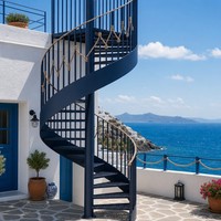 Système d'escalier en spirale modulaire innovant pour l'extérieur, conçu pour la réalisation de projets mondiaux