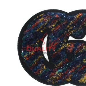 Wholesale Chenille Embroidery Patches Logo Clothing Hot Sale High Quality Embroidered Chenille Patches Your Own Requirements - Product Image 2