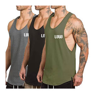 Camiseta sin mangas con logotipo personalizado para hombre, camiseta sin mangas para correr, entrenamiento muscular, culturismo, chaleco deportivo, ropa de gimnasio para entrenamiento - Product Image 5