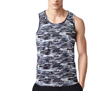 Chemise de course à pied rayée multicolore tie-dye pour hommes, gilet de fond joker grande taille avec imprimé camouflage pour adolescents - Product Image 3