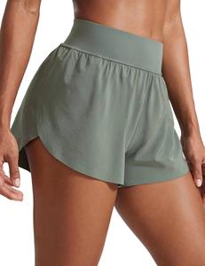Fashion Summer Custom Solid Color Cotton <b>Shorts</b> for <b>Women</b> <b>High</b> Quality Breathable Hot Sports <b>Gym</b> Fitness Workout <b>Women</b> <b>Shorts</b> - Product Image 2