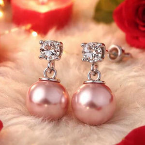 New Arrival Luxury 925 Sterling <b>Silver</b> Gold Plated Freshwater Pearl Bezel Setting Classic <b>Stud</b> <b>Earrings</b> for Women Party Gift - Product Image 6