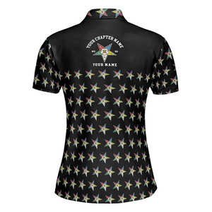 เสื้อโปโลผู้หญิงหลากสีลายดาราตะวันออกเสื้อโปโลแขนสั้นสั่งทำตามแบบคุณภาพสูง - Product Image 3