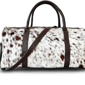 Bolsa de Viaje de Cuero Genuino de Alta Calidad para Unisex, Bolsas de Viaje de Cuero de Color Sólido Personalizadas, Gran Venta - Product Image 4