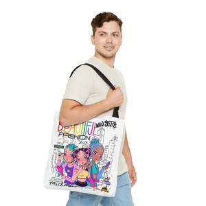 Bolso Tote de Diseño Nueva York, Elegante y Moderno, con Diseño Personalizado de Anime para Mujer, Cierre Abierto, Portátil, para Exteriores, con Forro de Nailon y Poliéster - Product Image 6