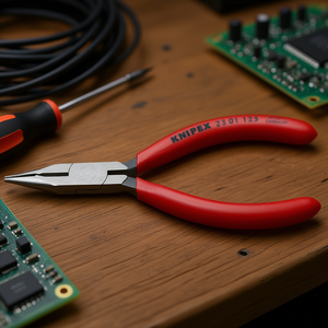 คีมตัดด้านข้าง Knipex Snipe Nose สีดำ หัวเคลือบอะทราเมนต์ ด้ามจับขัดเงา เคลือบพลาสติก คีมอเนกประสงค์ - Product Image 3