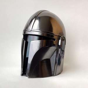 Casque The Mandalorian Beskar Cosplay Casque imprimé en 3D avec doublure et mentonnière pour la décoration intérieure Costumes Casque - Product Image 1