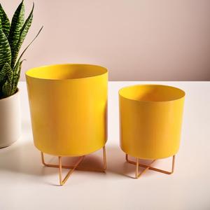 <b>Large</b> <b>Outdoor</b> Metal Garden Pots Elegant Candle Holders <b>Lanterns</b> Candle Jars - Product Image 1