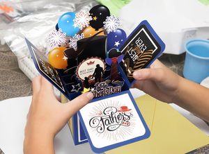 การ์ดอวยพรวันพ่อสุด3D พร้อมซองและโน้ต - Product Image 2