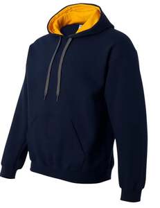 Sweat à capuche en molleton zippé surdimensionné pour hommes grande taille Sweats d'hiver pour hommes Sweats à capuche et sweatshirts vierges - Product Image 4