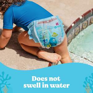 Pañales desechables para nadar Huggies Little Swimmers, talla 5-6 (más de 32 lb), 17 unidades - Product Image 6