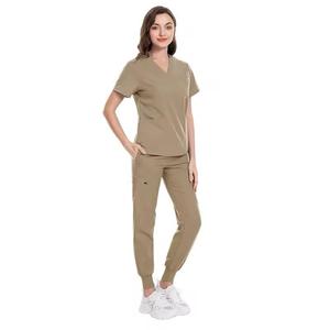 Uniformes de gommage médicaux femmes gommage infirmière uniforme haut pour hôpital OEM Service gommage infirmière - Product Image 3