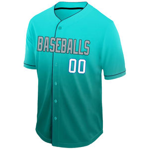 Camisetas de Béisbol/Sóftbol para Adultos, Tallas Grandes, Personalizadas con Nombre de Equipo, Transpirables, de Secado Rápido, Antibacterianas, de Poliéster, con Botones, Cómodas - Product Image 3