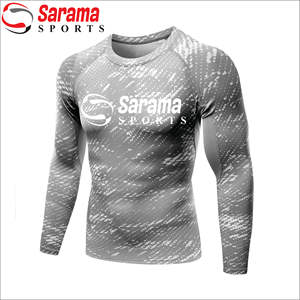 ชุดออกกำลังกายเพาะกายสำหรับผู้ชายเสื้อและกางเกงรัดรูปอบอุ่นสำหรับยิมฟิตเนสยิมขายส่ง - Product Image 3