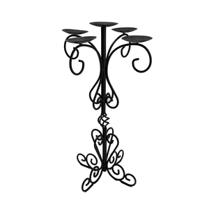 Top Selling Metal <b>Candelabra</b> Stand Candles Holder Lighting Decoration Powder Coated Finished for Event Wedding Party Decor Stand - Product Image 2