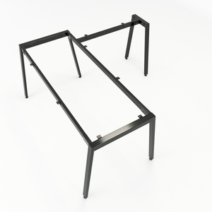 Banco/Muebles en Forma de L de Estilo Industrial de 160x160cm, Patas para Mesas de Hospital/Comedor-HCAT017 - Product Image 1