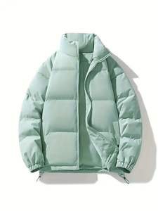 Veste d'hiver coupe-vent pour homme, col montant, respirante, en duvet, 100 % polyester/coton, en vente en ligne - Product Image 6