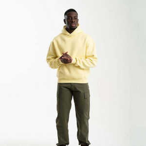 OEM Heavyweight 500 gramos 100% algodón Unisex Casual pulóver Sudadera con capucha suelta capucha de alta calidad estampado sudadera para otoño - Product Image 1