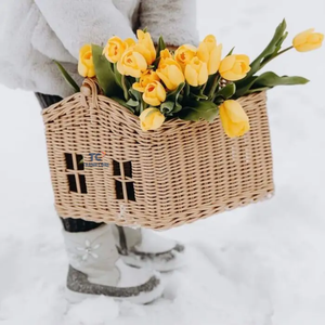 High-quality Kid Toys <b>Rattan</b> House Shaped <b>Basket</b> <b>Rattan</b> Kid Storage <b>Basket</b> for Nursery Party Decoration by Thanh Cong Craft - Product Image 2