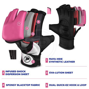 Guantes de Boxeo y MMA de Alta Calidad para Hombre, Resistentes al Agua, Antideslizantes, de Cuero, Cómodos y Elegantes - Product Image 6
