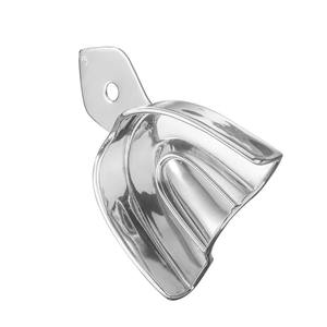 Plateaux d'empreinte dentaire manuels réutilisables en acier inoxydable allemand de haute qualité, avec poignée ergonomique et anti-reflux, pour usage professionnel - Product Image 2