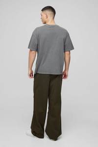 Venta al por mayor de encargo de gran tamaño Homme revista gráfico lavado camiseta transpirable hecho en Pakistán - Product Image 2