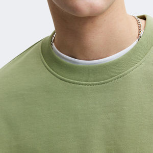 Cuello redondo de algodón pesado 100% ropa de algodón de alta calidad puede hacer la personalización de acuerdo con su estilo y demanda - Product Image 6