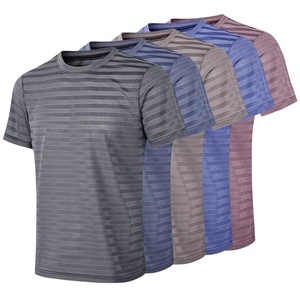 Camiseta Deportiva Informal para Gimnasio, Entrenamiento, Running, Culturismo, 100% Poliéster/Algodón, Transpirable, de Secado Rápido, Manga Corta, Personalizable - Product Image 6