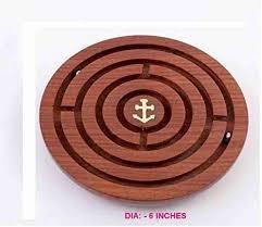 Jeu de labyrinthe en bois traditionnel fait à la main pour toutes les saisons pour le jeu des enfants été hiver automne printemps sports promotionnels - Product Image 6