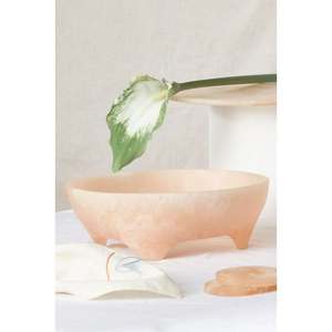 Bol de service en résine marron minimaliste d'une seule pièce avec une qualité premium supplémentaire et une taille personnalisée à très faible coût - Product Image 3