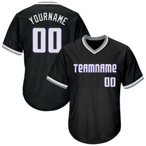 Maillots de baseball personnalisé sergé cousu logo brodé nom de l'équipe vêtements de baseball maillots de baseball grande taille pour hommes - Product Image 1