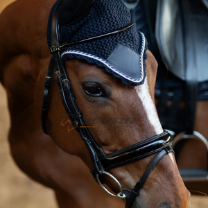 Bonnet de mouche de cheval au crochet confortable lavable léger respirant couvre-oreille Pakistan fait accessoire équestre service OEM - Product Image 2