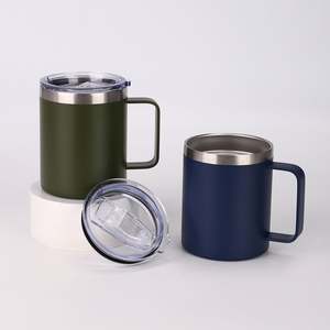 Mug à vin et bière professionnel en gros, 350 ml, en acier inoxydable, avec poignée - Product Image 2