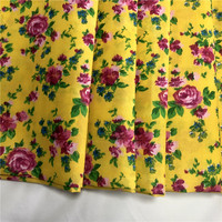 Belles petites fleurs 100% polyester tissus imprimés pigmentés tissu doux en microfibre pour drap de lit oreillers matelas