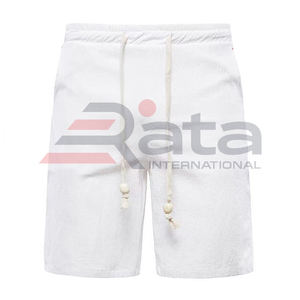 Men's Casual Summer <b>Shorts</b> Comfortable Cotton Simple Pants with Solid Pattern Digital Printing New Fashion Beach <b>Trousers</b> - Product Image 5