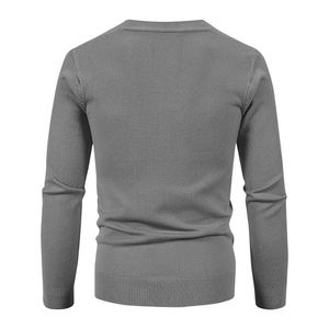Vente en gros de cardigan pour hommes en mélange de laine col en V chandails boutonnés tricots nautiques chandails vierges pour la sororité universitaire - Product Image 2
