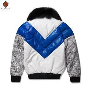Men's V-Bomber Jacket,Mens Winter Goose Puffer Jacket <b>Coat</b> <b>with</b> Black <b>Fur</b> Collar,Men Streetwear Puffer Jacket,Men Gift For Her - Product Image 2