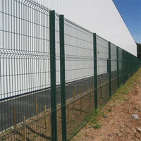 Clôture de jardin de sécurité robuste et durable personnalisée, en PVC enduit, maille soudée 3D