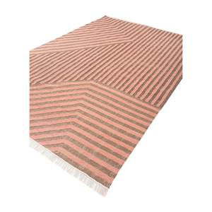 พรมจาไพร์ สไตล์อเมริกันคลาสสิก รูปทรงสี่เหลี่ยมผืนผ้า ทอแบบเรียบ ทำจากขนสัตว์ ลายเรขาคณิตสีแดงและสีส้ม สำหรับห้องนอน ทางเดิน รุ่น Pdjw-95 พรมปูพื้นห้อง - Product Image 2