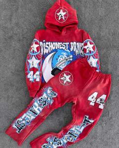 Trajes Deportivos de Invierno para Hombre de Primera Calidad, Más Vendidos, Casuales, Ecológicos, 100% Algodón, Transpirables, de Color Sólido y Cómodos - Product Image 1