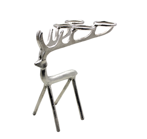 Recién llegado, Reno de aluminio, acabado de níquel en bruto para Navidad, mesa de Reno decorativa, decoración hecha a mano para el hogar - Product Image 1