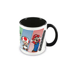 Taza de Cerámica de 15 oz de Super Mario, Diseño de Dibujos Animados, Apta para Lavavajillas y Microondas, con Cuchara, para Regalos de Halloween - Product Image 1