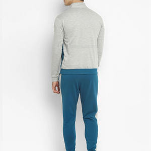 Traje de jogging de algodón ajustado de diseño liso personalizado para hombre 2024, gran oferta, conjuntos de talla grande con cierre de cintura elástica para invierno - Product Image 3