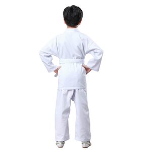 Juego de uniforme de Karate ligero para niños y adultos con cinturón elástico para entrenamiento de artes marciales Karate Judo BJJ Suit - Product Image 5