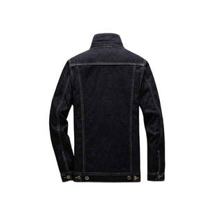 Veste denim personnalisée pour hommes avec strass Bling Streetwear Fashion Outerwear Trendy 2025 Design - Product Image 3