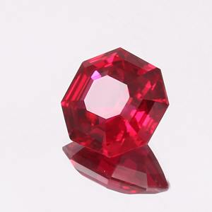 พลอยสังเคราะห์รูปทรงหกเหลี่ยมเจียระไนแบบอัสเชอร์ ผลิตในประเทศจีน - Product Image 2